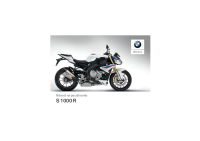 BMW S1000R - Navod na pouzivanie SK 2018